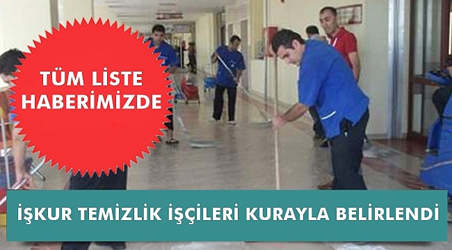 İşkur Temizlik İşçileri Listesi