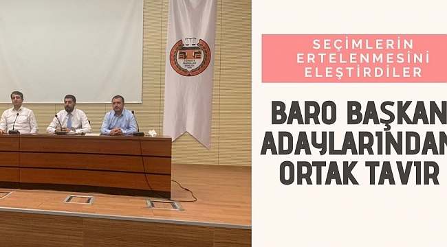 Baro'dan Seçimlerin Ertelenmesine Sert Eleştiri