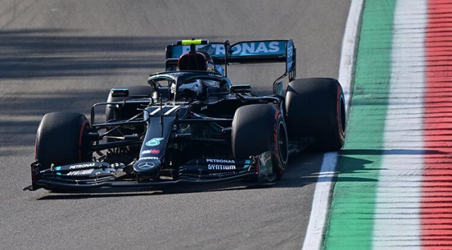 F1 Emilia-Romagna Grand Prix'sinde pole pozisyonu Bottas'ın