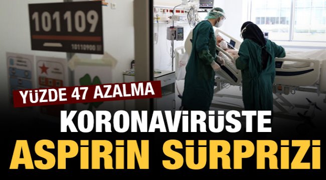 Koronavirüs tedavisinde aspirin sürprizi!