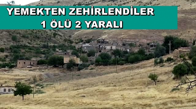 Gercüşte Yemekten Zehirlenme 1 Ölü 2 Yaralı