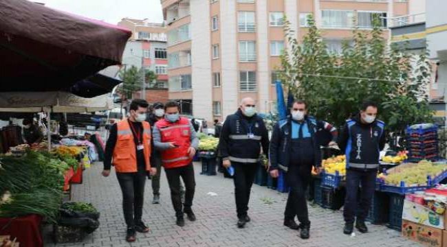 Pazar esnafından, maskesini düzgün takmayanlara ürün satmama kararı