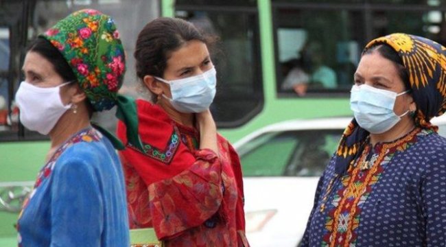 Türkmenistan'da Korona Bildirilmiyor. Maske Takmak Yasak