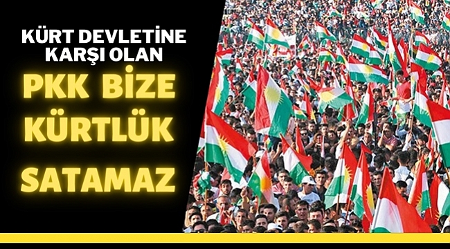 Ulusal Kürt Devletine Karşı Olan Pkk Bize Kürtlük Satamaz