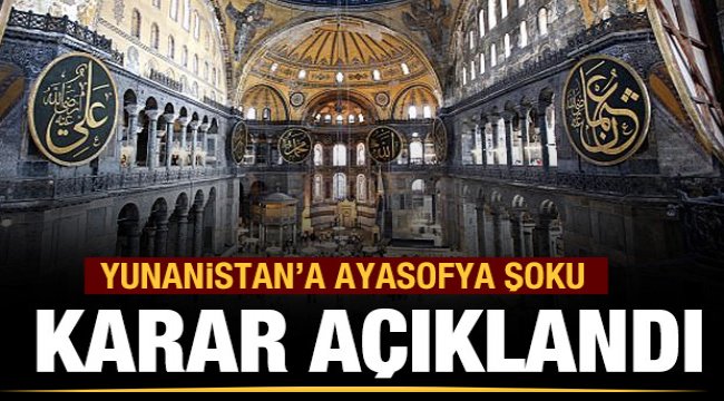 Unesco Ayasofya'da Sakınca Bulmadı