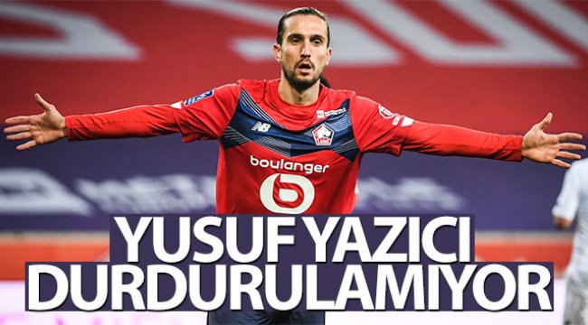 Yusuf Yazıcı, Fransa'da gollerine devam ediyor