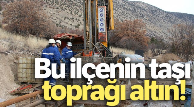 Erzurum'un Olur ilçesinin taşı toprağı altın