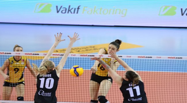 Vakıfbank Beşiktaş'ı Set Vermeden gEÇTİ