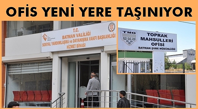 Ofis, Sosyal Yardımlaşma'nın Yerine Taşınıyor