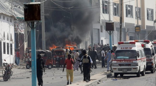 Son Dakika: Somali'nin başkenti Mogadişu'da büyük patlama!