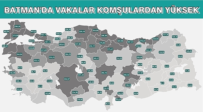 Batman'da Vakalar Gittikçe Yükseliyor