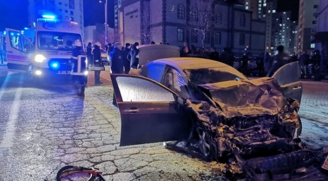 Kayseri'de feci kaza: 1 ölü, 5 yaralı