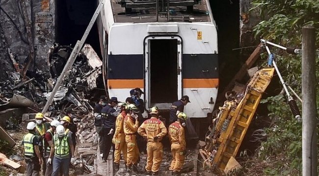 Tayvan'da tren kazası: En az 50 kişinin öldüğü kazayla ilgili soruşturmada şantiye şefi gözaltına alındı