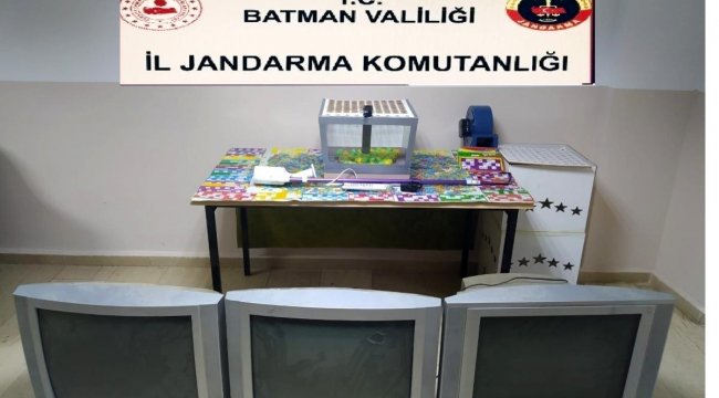 Batman'da kumar baskını: 57 bin 264 TL para cezası kesildi