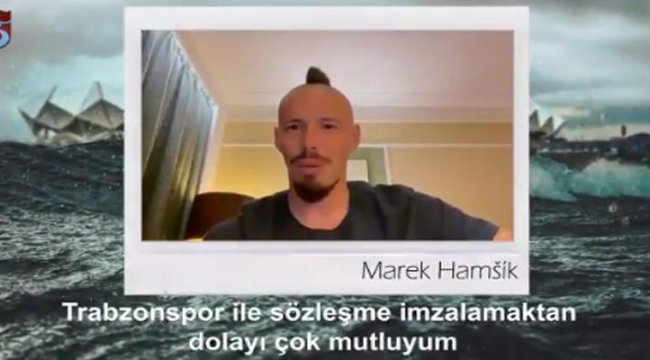 Son dakika... Trabzonsporlu Marek Hamsik'ten ilk sözler!