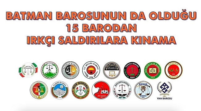 15 Barodan Irkçı Saldırılara Kınama