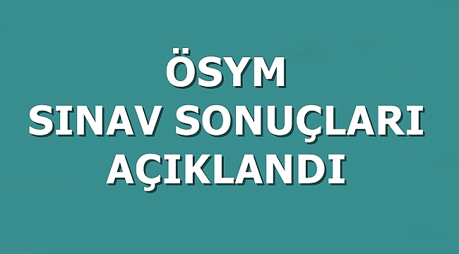 Ösym Tyt Ayt Sınav Sonuçları Açıklandı