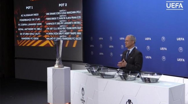 UEFA Avrupa Ligi kuraları çekildi! Fenerbahçe ve Galatasaray'ın rakipleri belli oldu