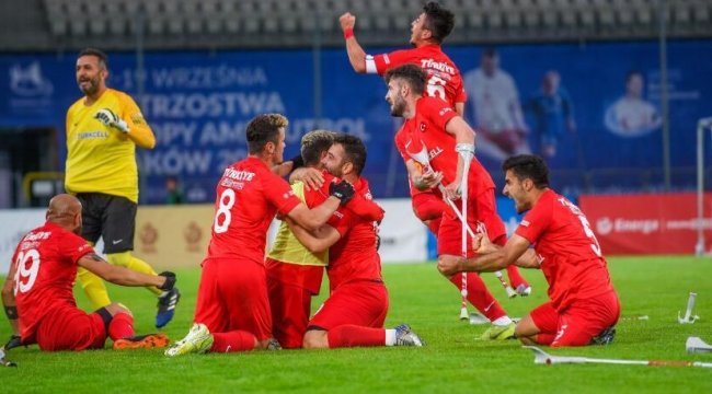 Ampute Futbol Milli Takımımız Avrupa Şampiyonu oldu