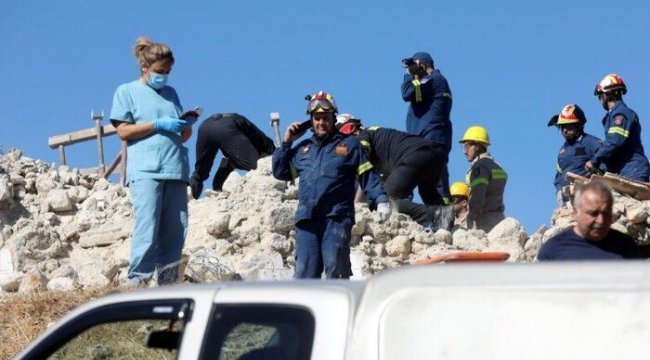 Girit Adası'nda 6,5 Büyüklüğünde Deprem