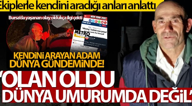 Kendini Arayan Adam Dünya Umrumda Değil