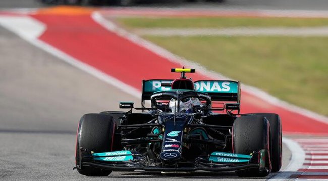 F1 Meksika Grand Prix'sinde pole pozisyonu Valtteri Bottas'ın