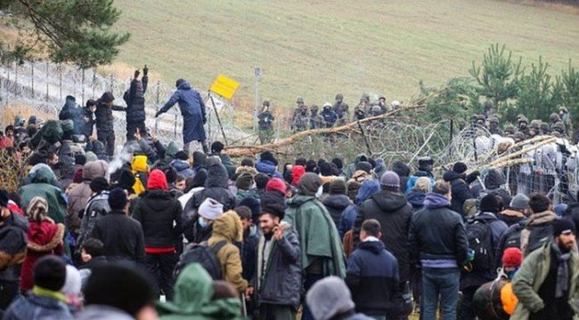 Polonya - Belarus sınırında çoğu Kürt binlerce göçmen yaşam mücadelesi veriyor