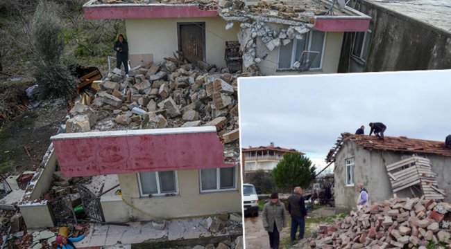 Antalya'da hortum paniği! Yerle bir etti... 'Görünce şok geçirdik'