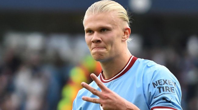 Manchester City'de Erling Haaland fırtınası hız kesmiyor! Efsaneleri şimdiden geçti