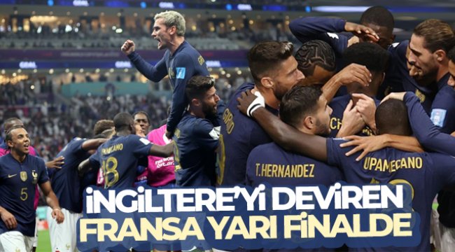 İngiltere'yi deviren Fransa yarı finalde