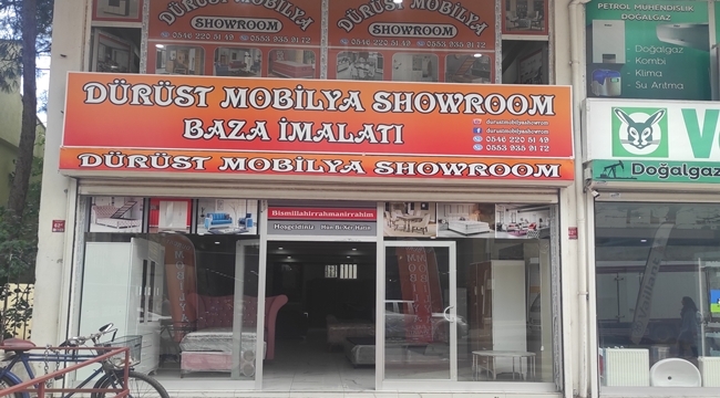 Dürüst Mobilya Showroom Baza imalatı