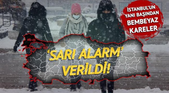 Meteoroloji 18 il için sarı alarm verdi