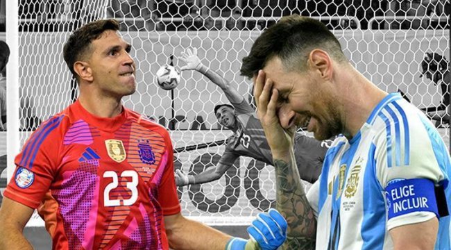 Lionel Messi penaltı kaçırdı, Emiliano Martinez yine maça damga vurdu! Yarı final...