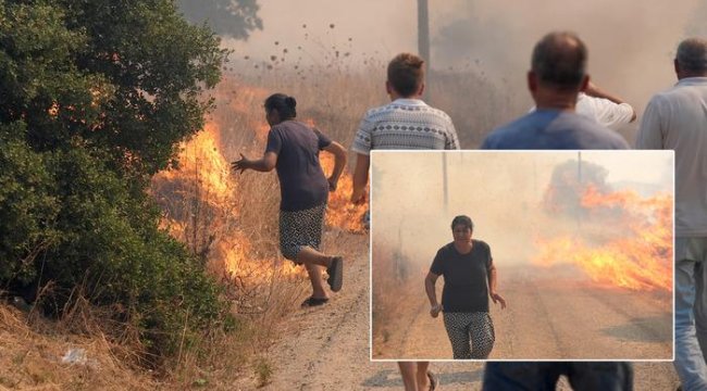 İzmir'de orman yangını! Paniğe yol açtı, 1630 kişi tahliye edildi