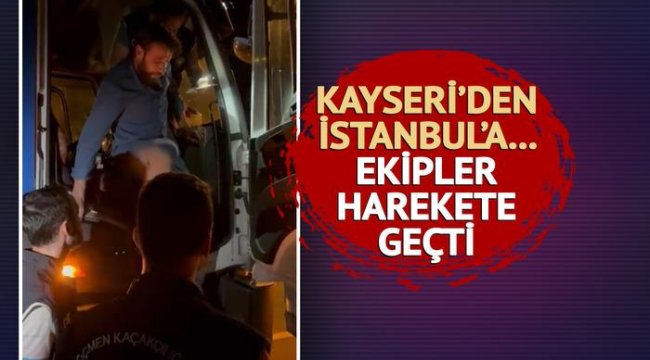 Kargo firmasının aracı durduruldu... Kargo yerine kaçak göçmen taşıyormuş