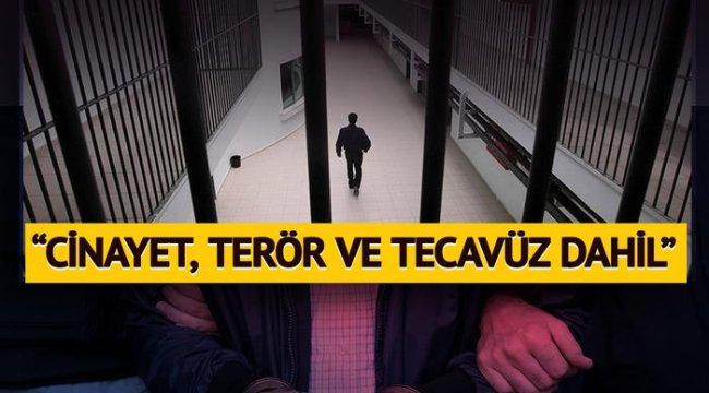 Cinayet, tecavüz ve terör suçları dahil Yeni af çıkıyor